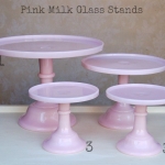 Pink Milk Glass - Labelled