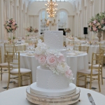 Blush and White Cascade WC 1 Logo