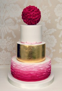 Gold and Pink Ruffles WC 1a