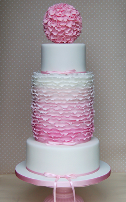 Pink ombre frills