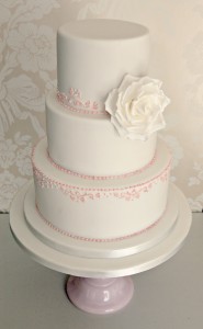 Pink piped lace WC 2